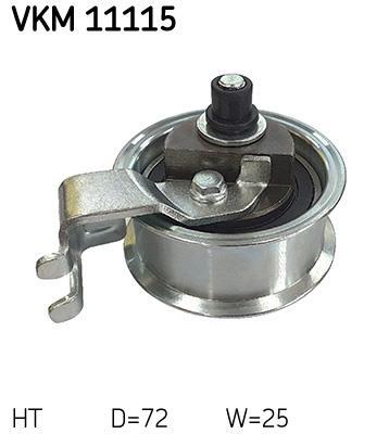 Galet tendeur de courroie de distribution (Galet tendeur de courroie crantée) SKF ref. VKM 11115